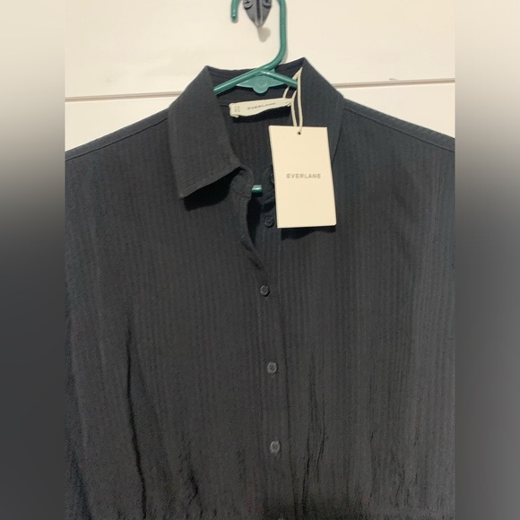 Everlane The Mini Jacquard Stripe Shirt Dress XS new - Picture 8 of 14